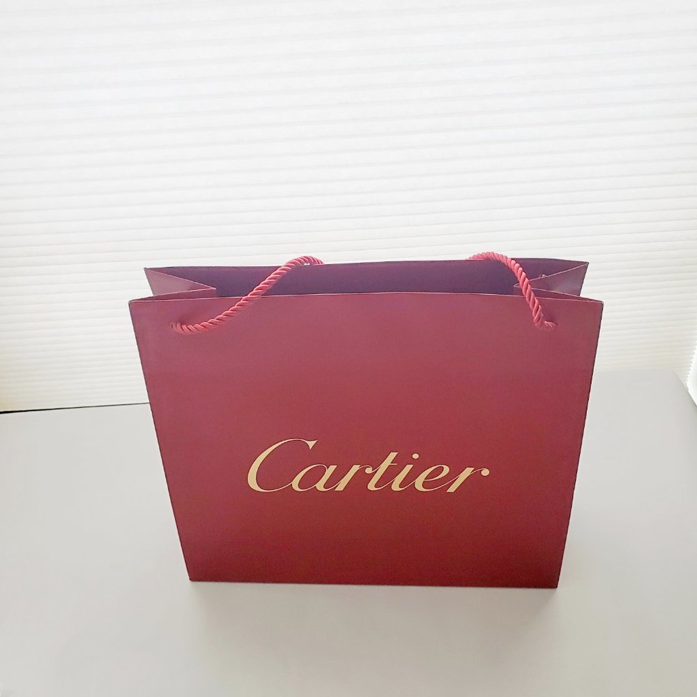 Cartier shopping bag